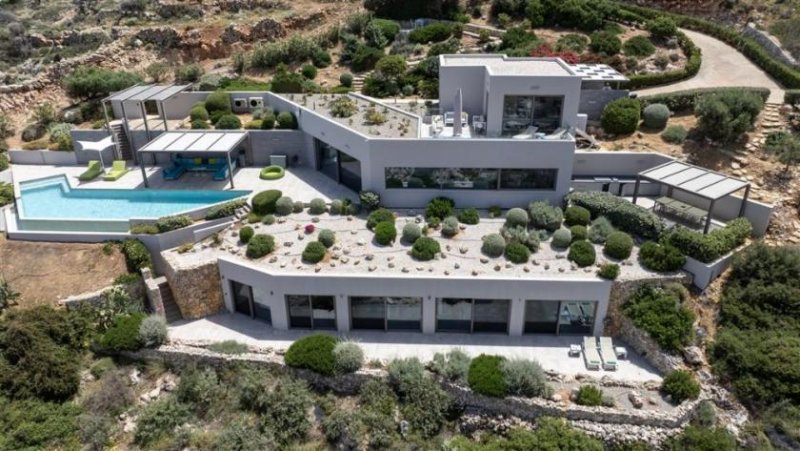 Kokkino Chorio Kreta, Kokkino Chorio: Traumvilla mit makelloser Aussicht mit einer privaten Bucht zu verkaufen Haus kaufen